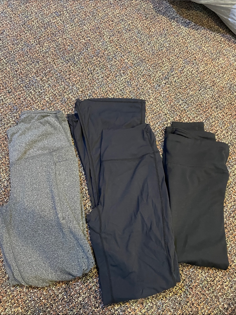 Active Life Gray and Black Leggings Trio